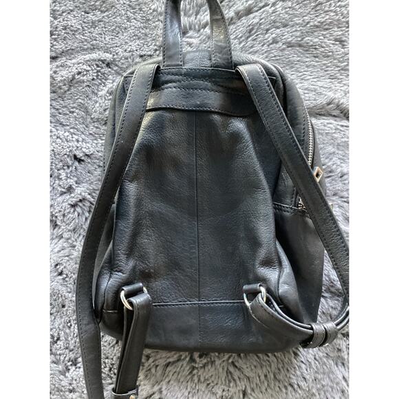 Still Nordic Flo City Backpack‎ 65654 Leather Quilted Mini Bag Travel Black main image 6
